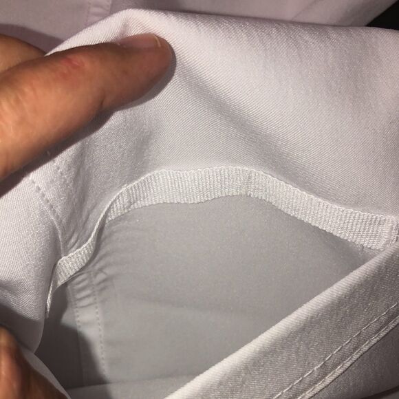 Wonder Wink 4X 4 Way Stretch Hi Performance White Scrub Top - Picture 14 of 15